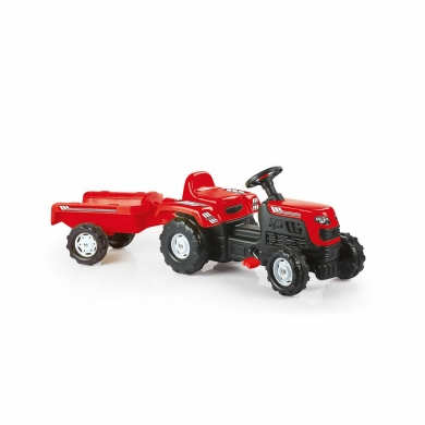 8146 Dolu Römorklu Traktör -Kırmızı
