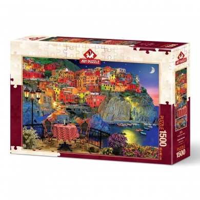 5375 Cinque Terre İtalya 1500 Parça Puzzle -Art Puzzle