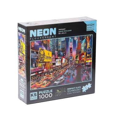 20766 Neon Metropol 1000 Parça Puzzle -KS Puzzle