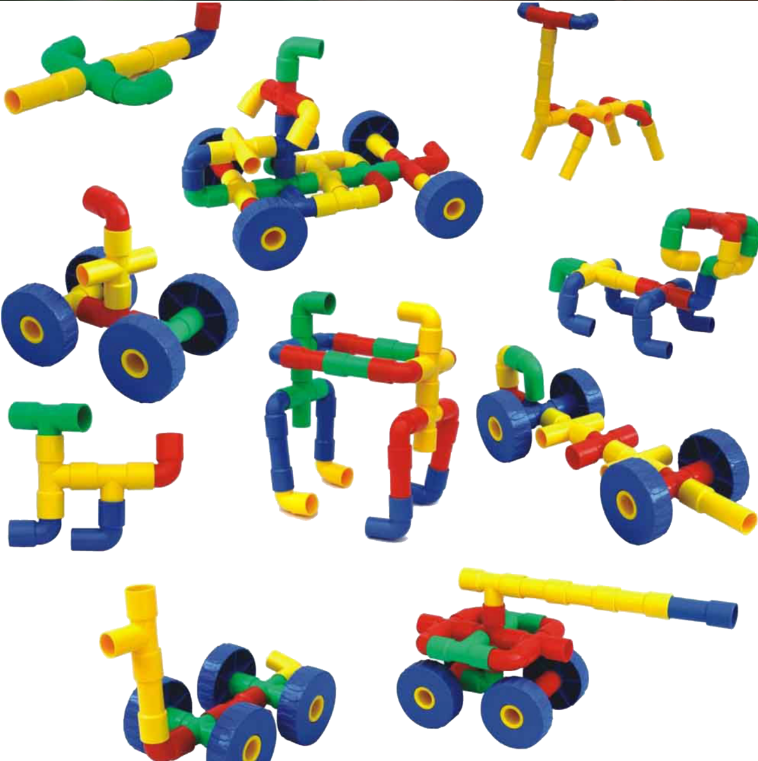 Tekerlekli Boru Lego 72 Parça