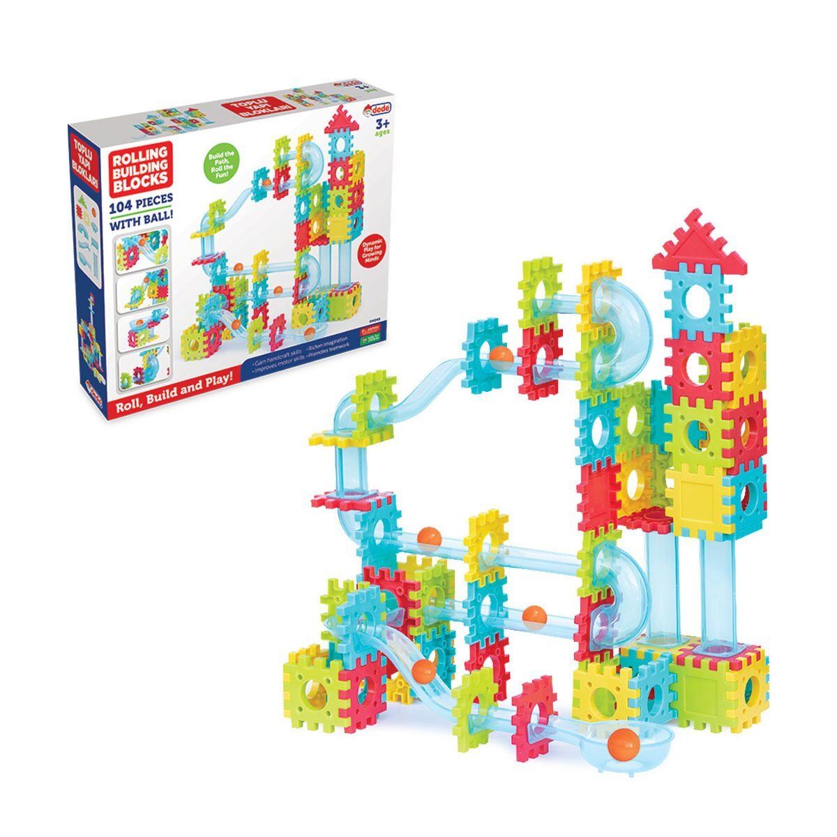 04045 Toplu Yapı Blokları 104 Parça -Fentoys