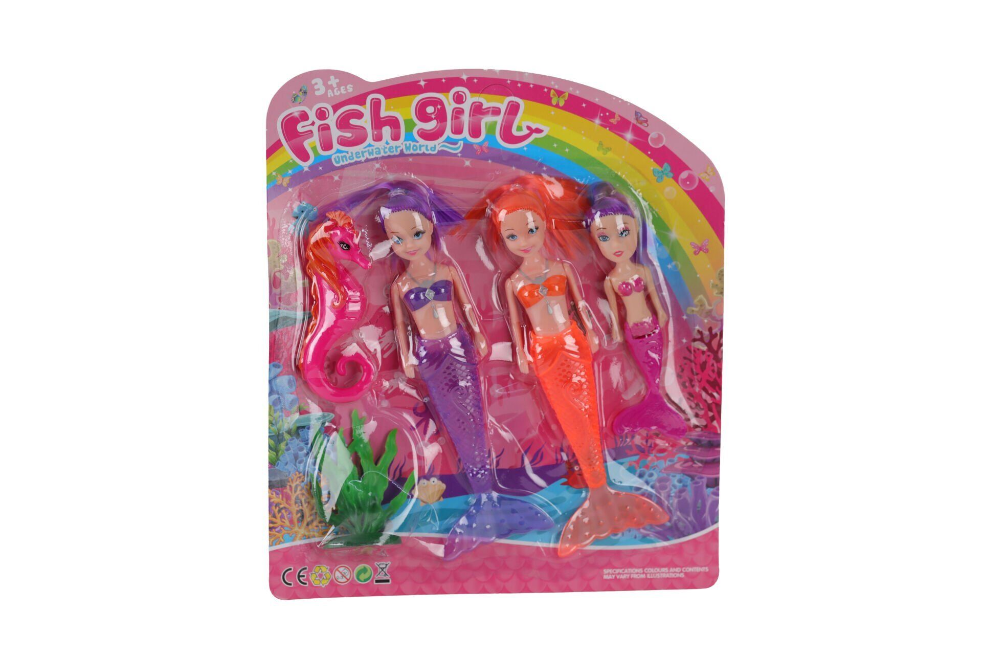 KZL-7799-4 DENİZ KIZI IŞIKLI KARTELA 3LÜ 144