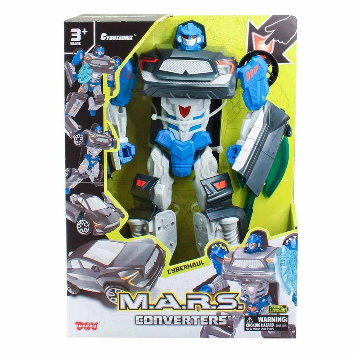 15771 2in1 M.A.R.S Sesli ve Işıklı Converters Cyberhaul Dönüşebilen Robot 37 cm