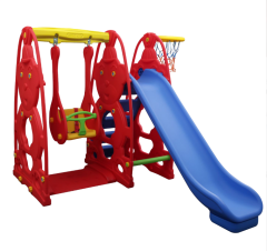 Sevimli Teddy Kaydıraklı Salıncak Set A