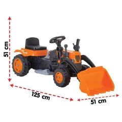 05 124 EXCAVATOR PLS-26 TRAKTÖR KEPÇELİ 6V AKÜLÜ