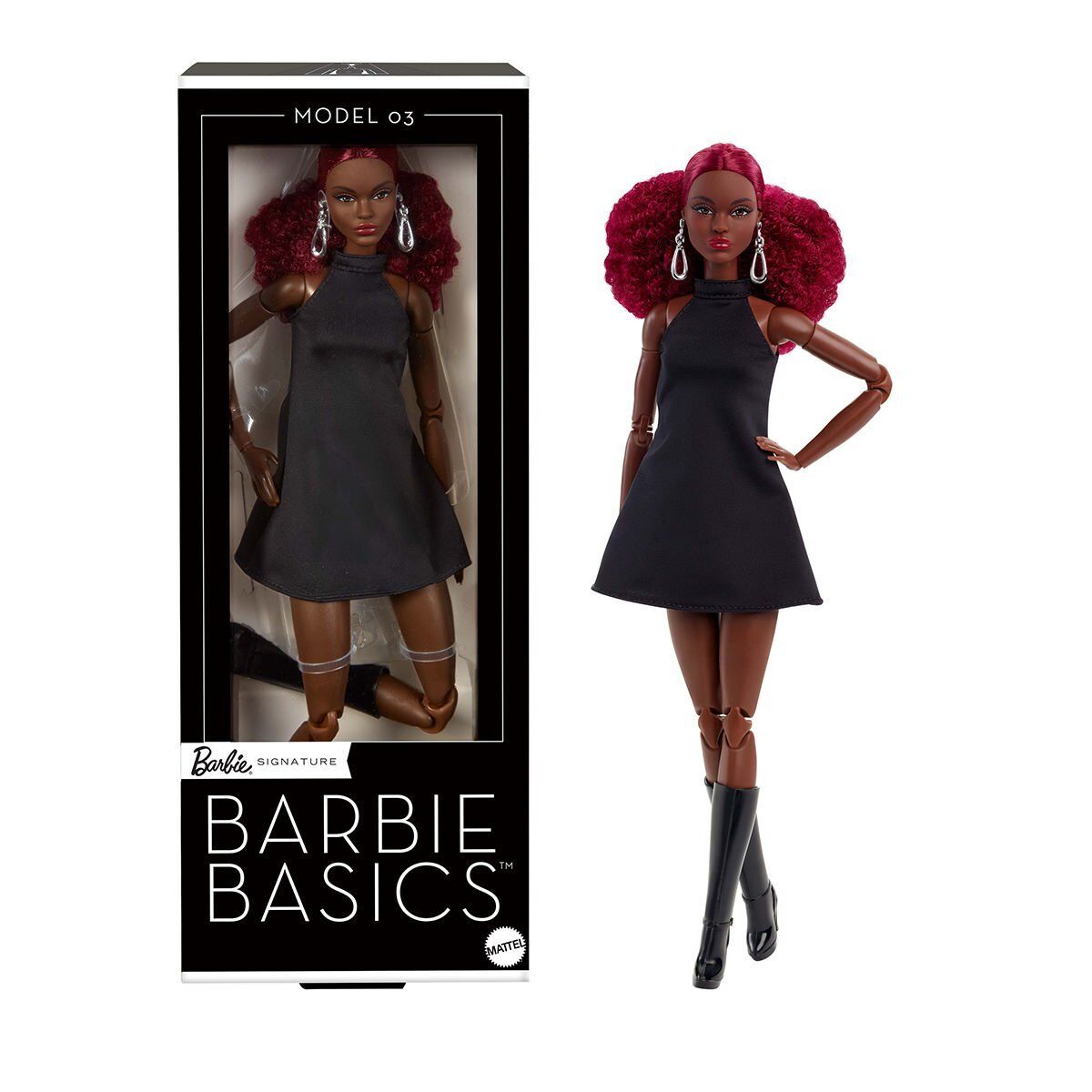 JBH75 Barbie Basics İkonik Koleksiyon Bebekler - Kumral
