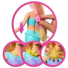 JDM72 Barbie Büyülü Çiçekler Deniz Kızı - Flower Magic Mermaid