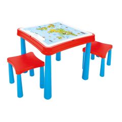 03 477 MASTER ÇALIŞMA MASASI KIRMIZI MAVİ