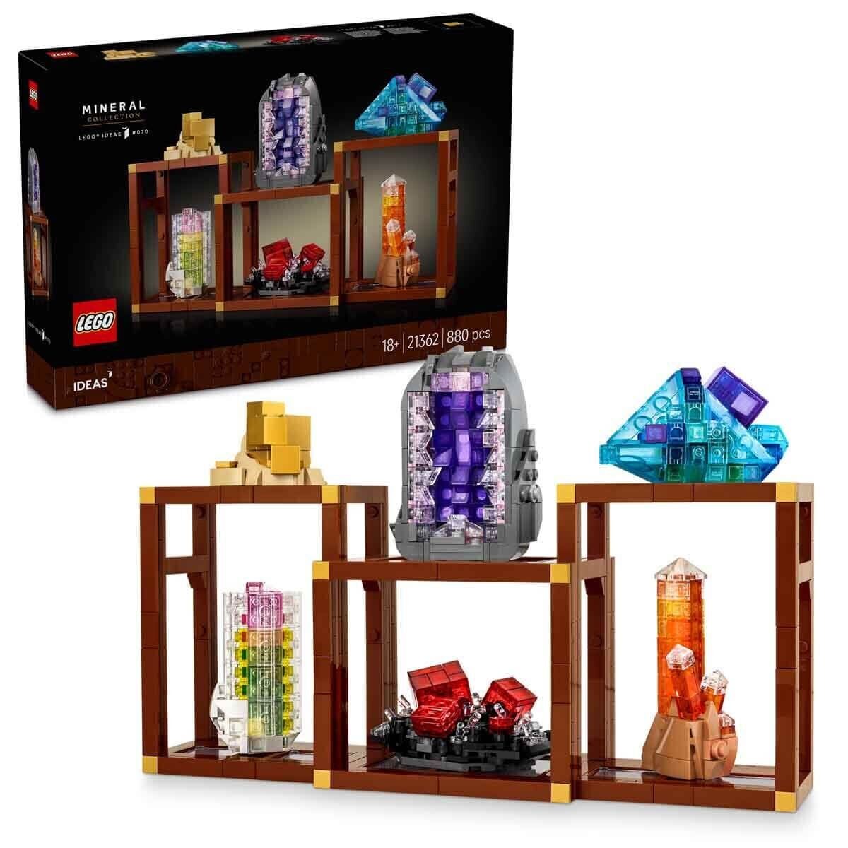 21362 Lego ideas Mineral Koleksiyonu 880 parça +18 yaş