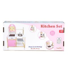 T1011 Ahşap Çocuk Mutfağı  (LED yoktur)