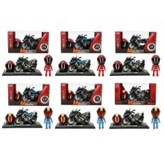 5834 SUN-MYG-MOTOSİKLET 1 14 BMW OFF-ROAD KASKLI FİGÜR PB 3R SES IŞIK