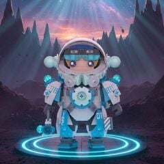JK9107 JAKİ ASTRONOT MAVİ 488 PARÇA BLOCK OYUNCAK