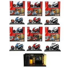 5839 SUN-MYG-MOTOSİKLET 1 12 BMW KASKLI FİGÜR PB.3R SES IŞIK