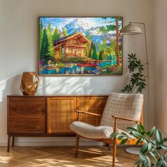 20815 PUZZLE 1000 Alpine Fishing