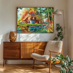 20816 PUZZLE 1000 Autumn Watermill