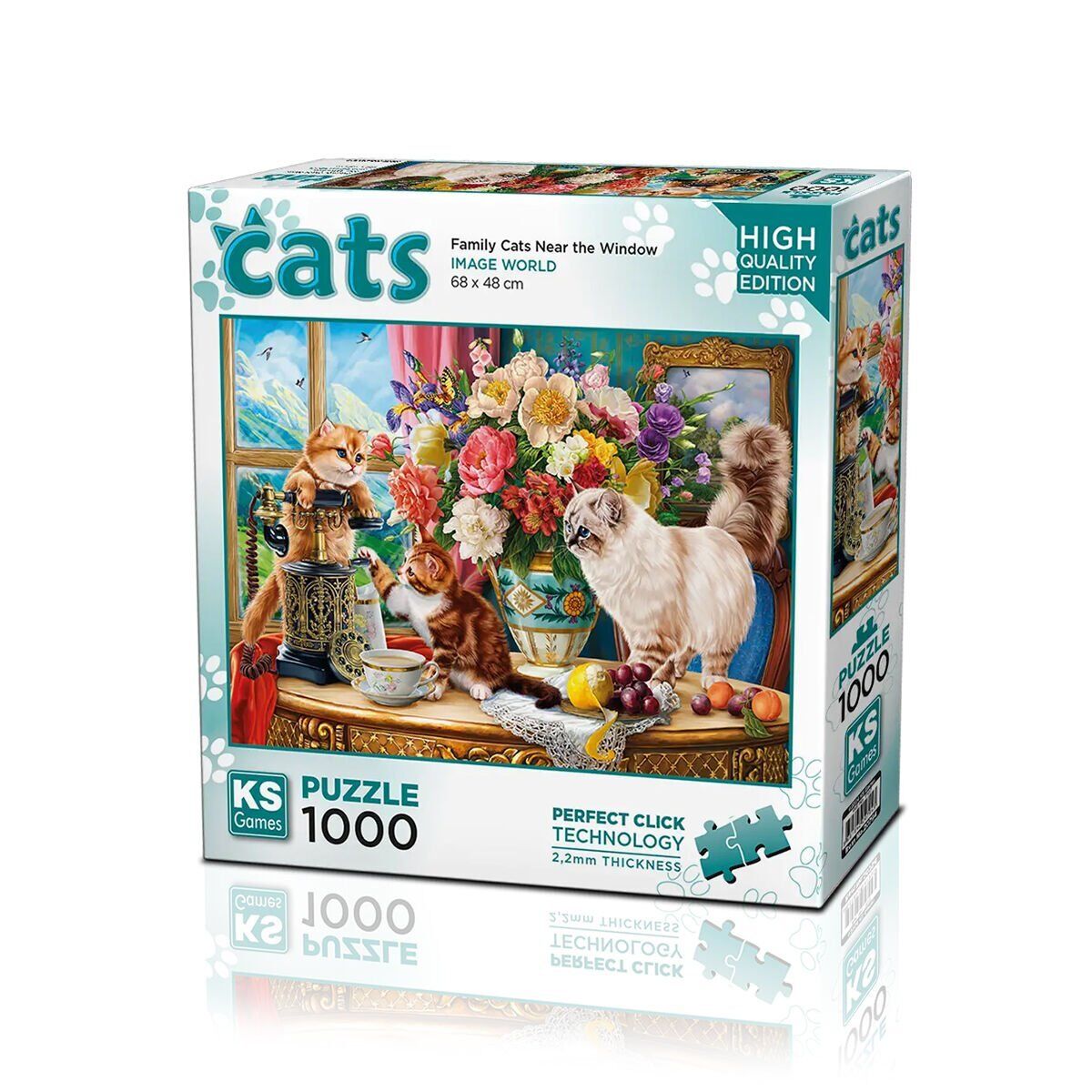 20794 PUZZLE 1000 FAMİLY CATS NEAR THE WİNDOW