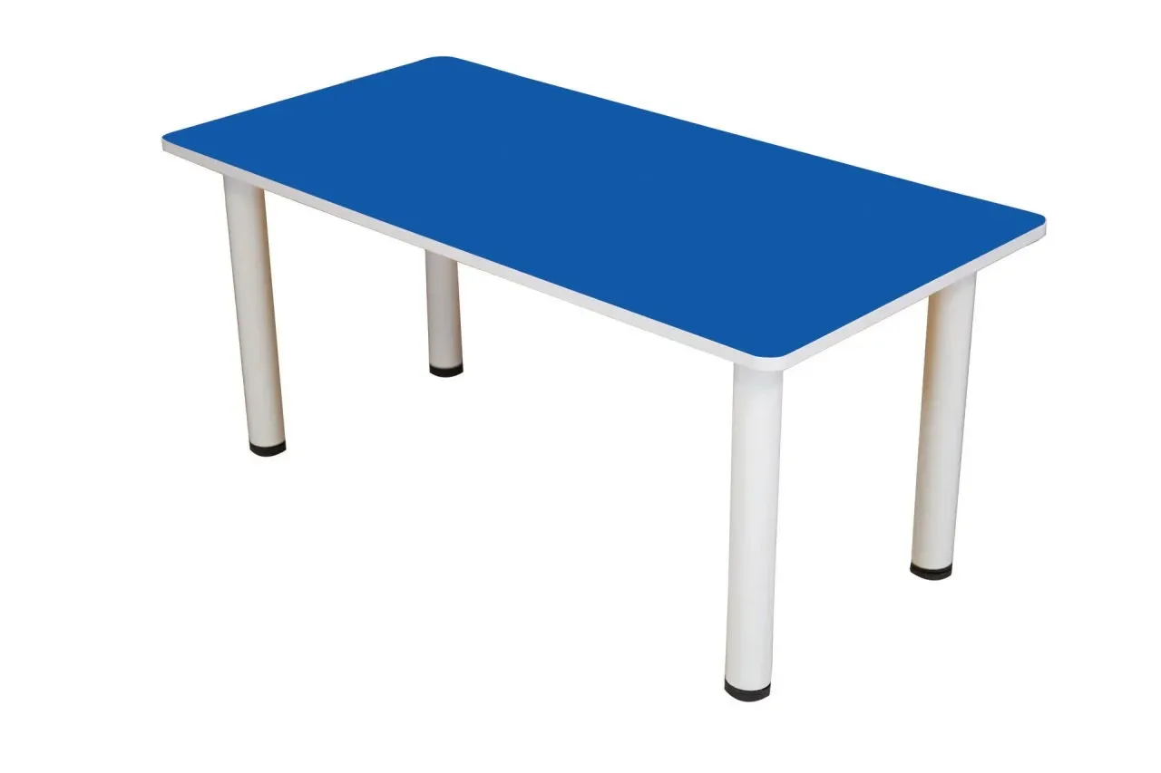 Metal Ayaklı Ahşap Dikdörtgen Masa 60x120 cm