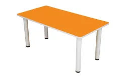 Metal Ayaklı Ahşap Dikdörtgen Masa 60x120 cm