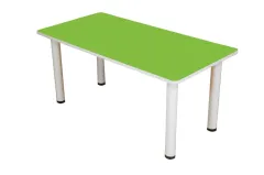 Metal Ayaklı Ahşap Dikdörtgen Masa 60x120 cm