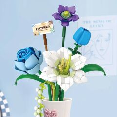 LZ4602 LOZ Çiçek Blok Seti 488 Parça -Vagon life