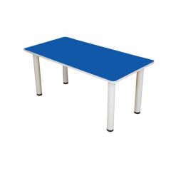 Metal Ayaklı Ahşap Dikdörtgen Masa 70x140 cm
