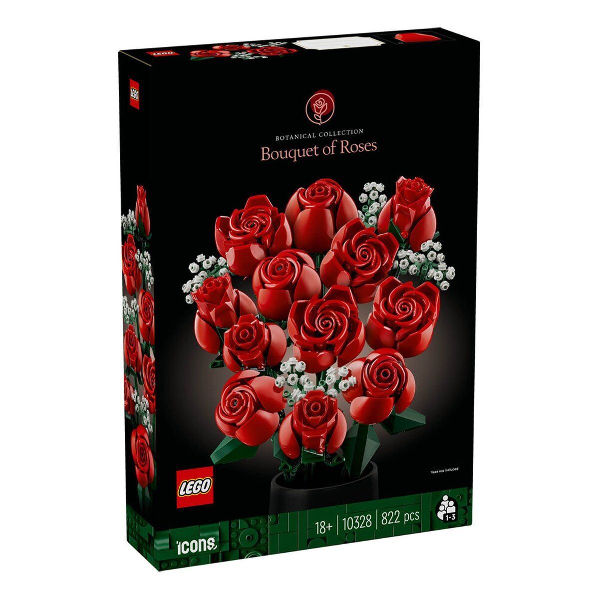 10328 Lego icons Gül Buketi 822 parça +18 yaş