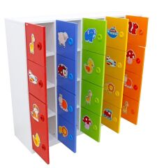 Öğrenci Dolabı(20 Kapaklı) (150x35x120)