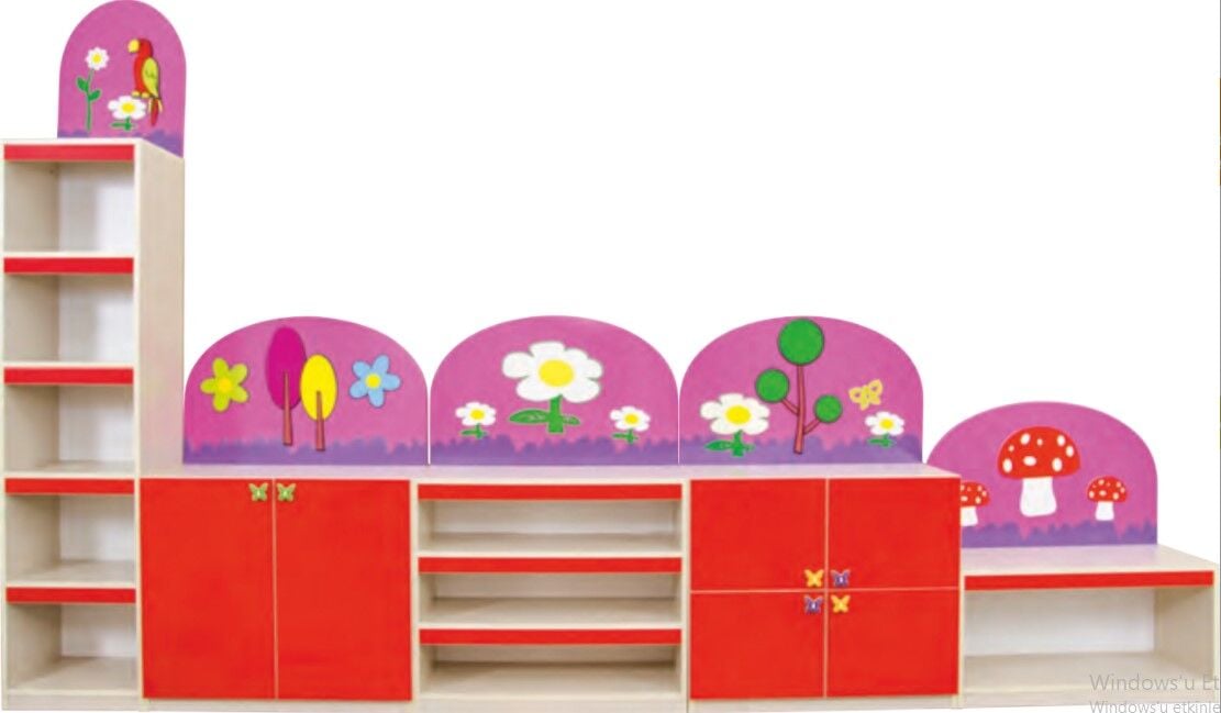 Çiçek Figürlü Dolap