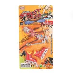 KZL-012-A7 Kartela Kaykay Paten Scooter Oyun Seti -Kızılkaya