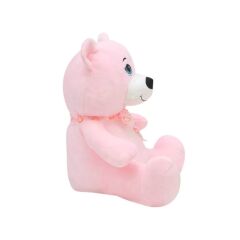 1022P Göbekli Ayı 28 cm Pembe -Selay Oyuncak