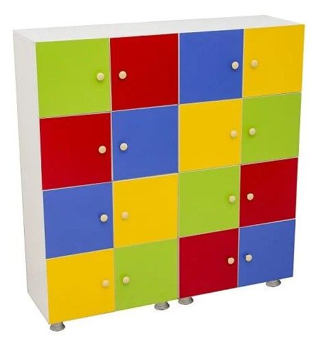 16 Kapaklı Öğrenci Dolabı