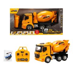 5084 SUN-RST-RC İŞ MAKİNESİ 1 18 BETON MİKSERİ FF 9CH 3 7V USB 2 4 GHZ SESLİ IŞI