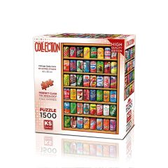 22042 PUZZLE 1500 VİNTAGE SODA CANS