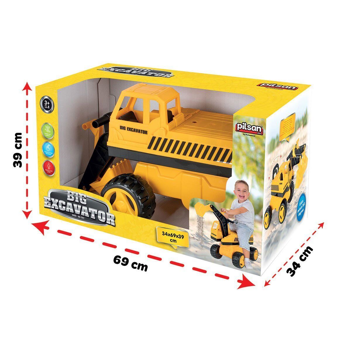 06 207 Big Excavator -Pilsan Oyuncak