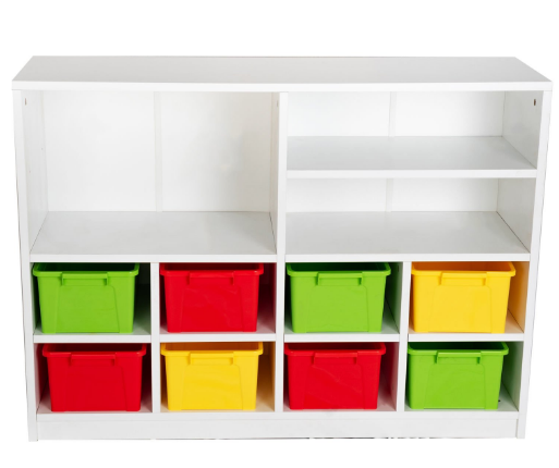 8 Kutulu 3 Raflı Dolap