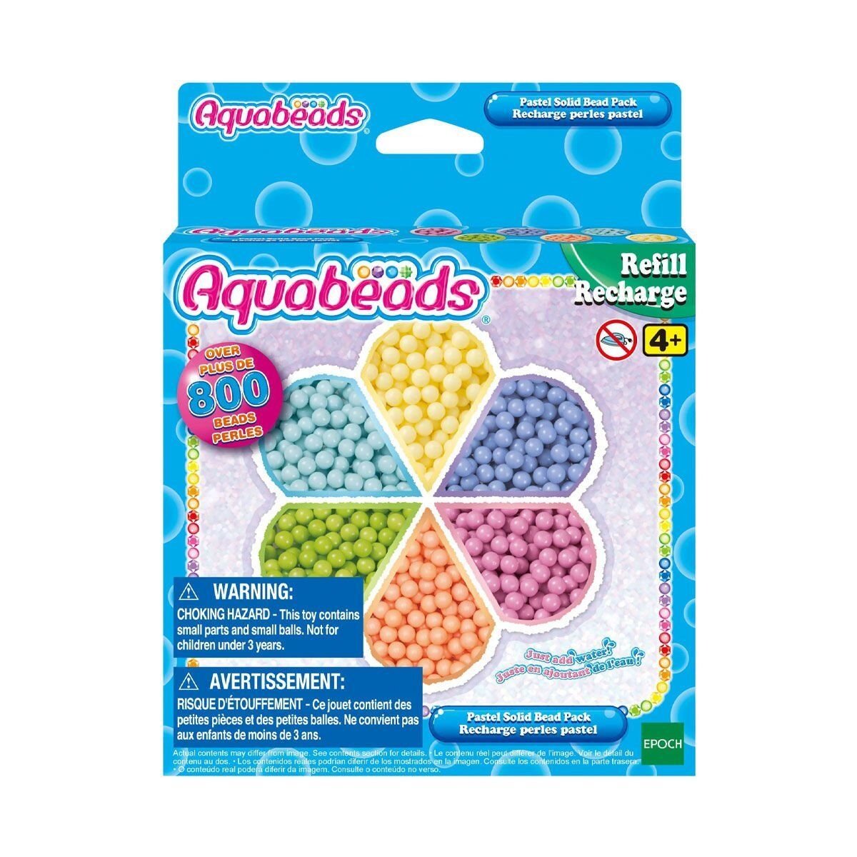31505 Epoch AquaBeads Pastel Boncuk Paketi, 800 parça +4 yaş
