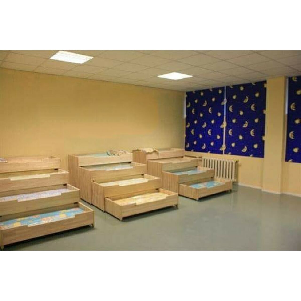 Ahşap Geçme Yatak 4 Lü