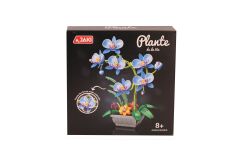 JK29011 JAKİ MAVİ ORKİDE SAKSIDA 581 PARÇA BLOCK OYUNCAK