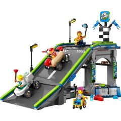 60460 Lego City Senin Kuralların: Yarış Arabası Rampa Parçası 436 parça +6 yaş