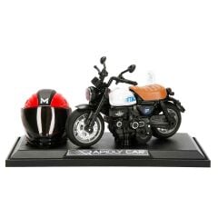 5835 SUN-MYG-MOTOSİKLET 1 14 HONDA MONKEY KASKLI FİGÜR PB 3R SES IŞIK