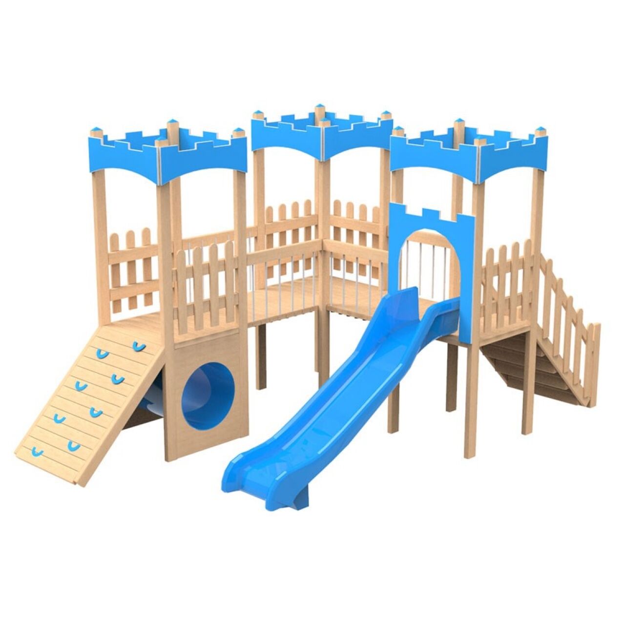 Ahşap Kale Oyun Parkı
