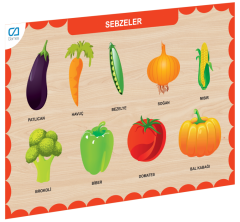 CAAHS-3205 CA GAMES AHŞAP SEBZELER BUL-TAK