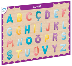 CAAHS-3208 CA GAMES AHŞAP ALFABE BUL-TAK