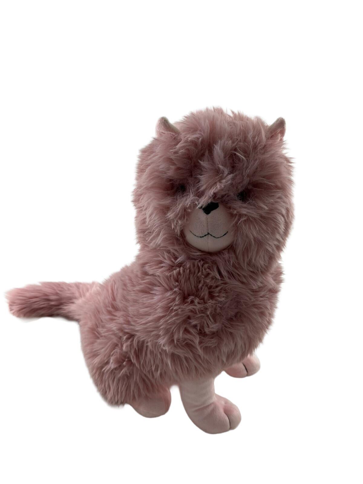 5117 PUFFY OTURAN PEMBE KEDİ