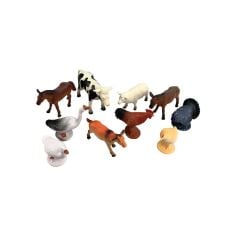 SH-D5804 Vardem Kutulu 10 Parça Çiftlik Hayvanları Seti