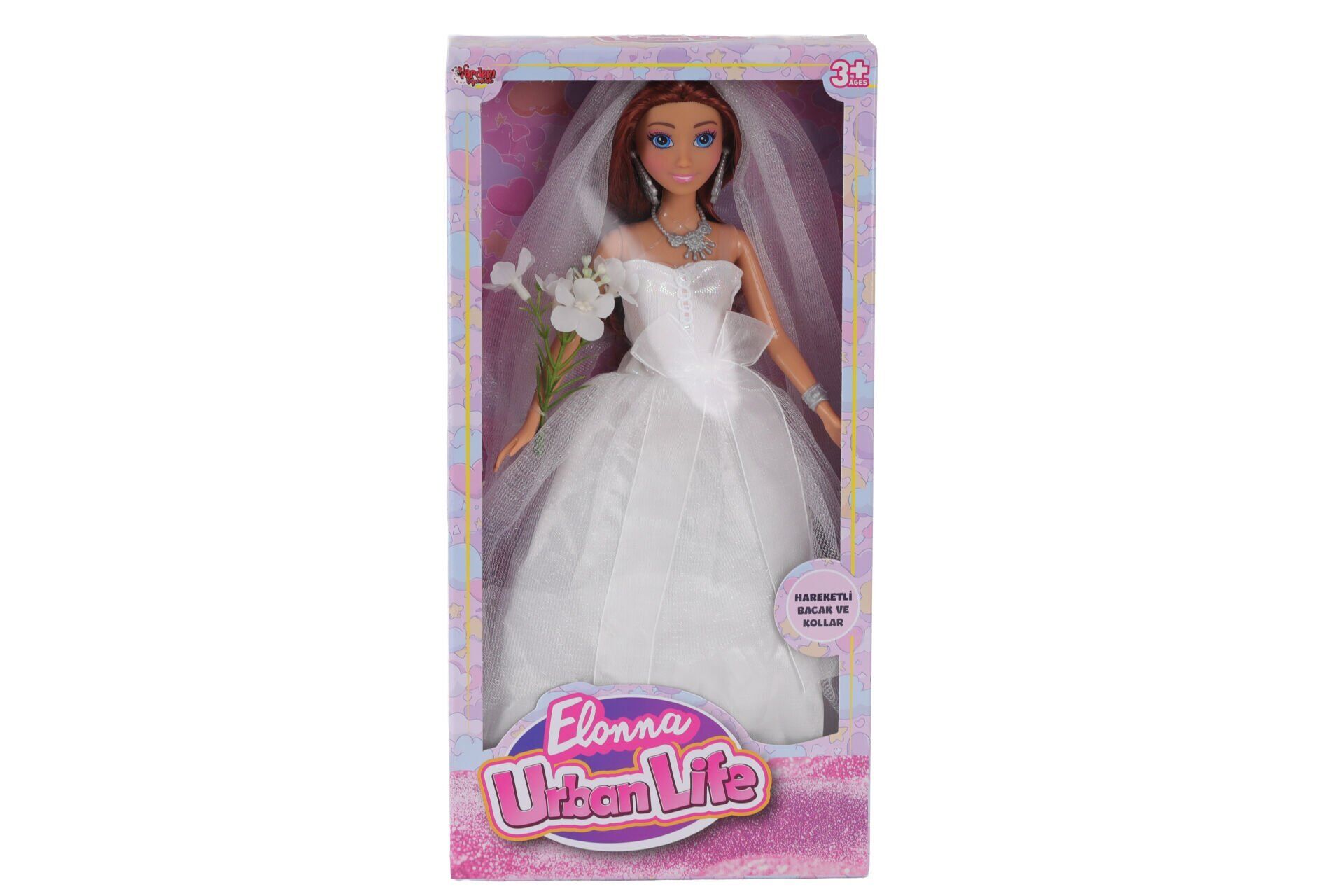 WG-661048 KUTULU 29CM GELİNLİKLİ BEBEK