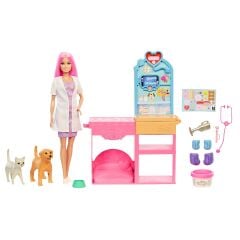 JFX93 Barbie ve Veteriner Kliniği ve Aksesuarları