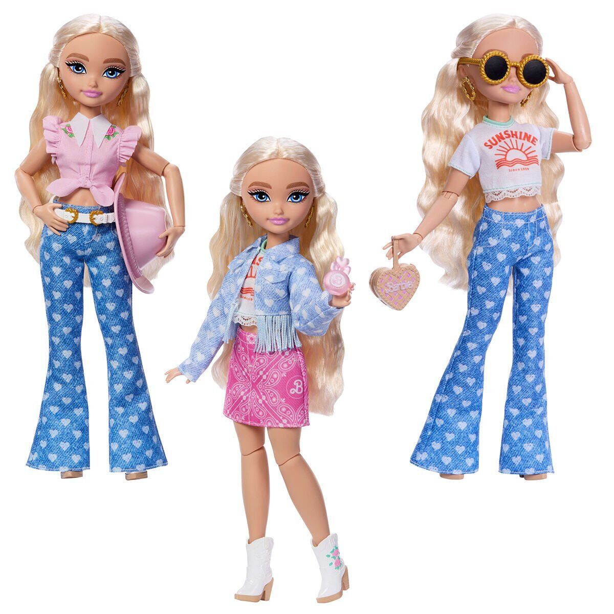 JGH87 Malibu - Barbie Dream Besties Festival Kombinleri ve Aksesuarları