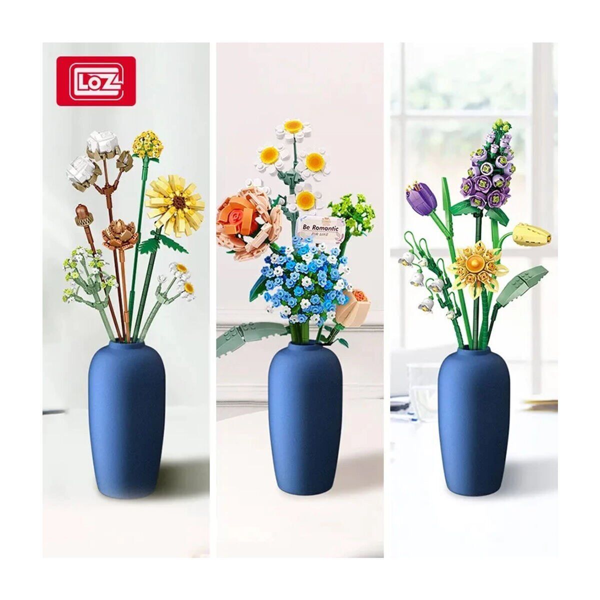 LZ1670 LOZ Eternal Flowers Serisi - ''Kar Sonrası İlk Güneş'' 646 Parça Yapım Seti