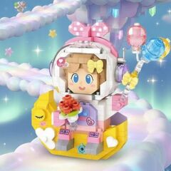 LZ-8828 LOZ KIZ ASTRONOT 410 PARÇA BLOCK OYUNCAK